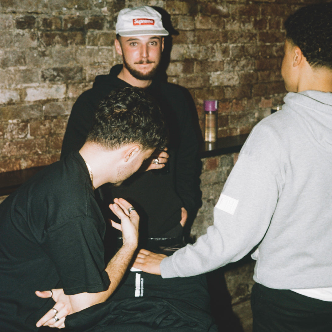 Behind the scenes at The New Consistent's EP launch party.