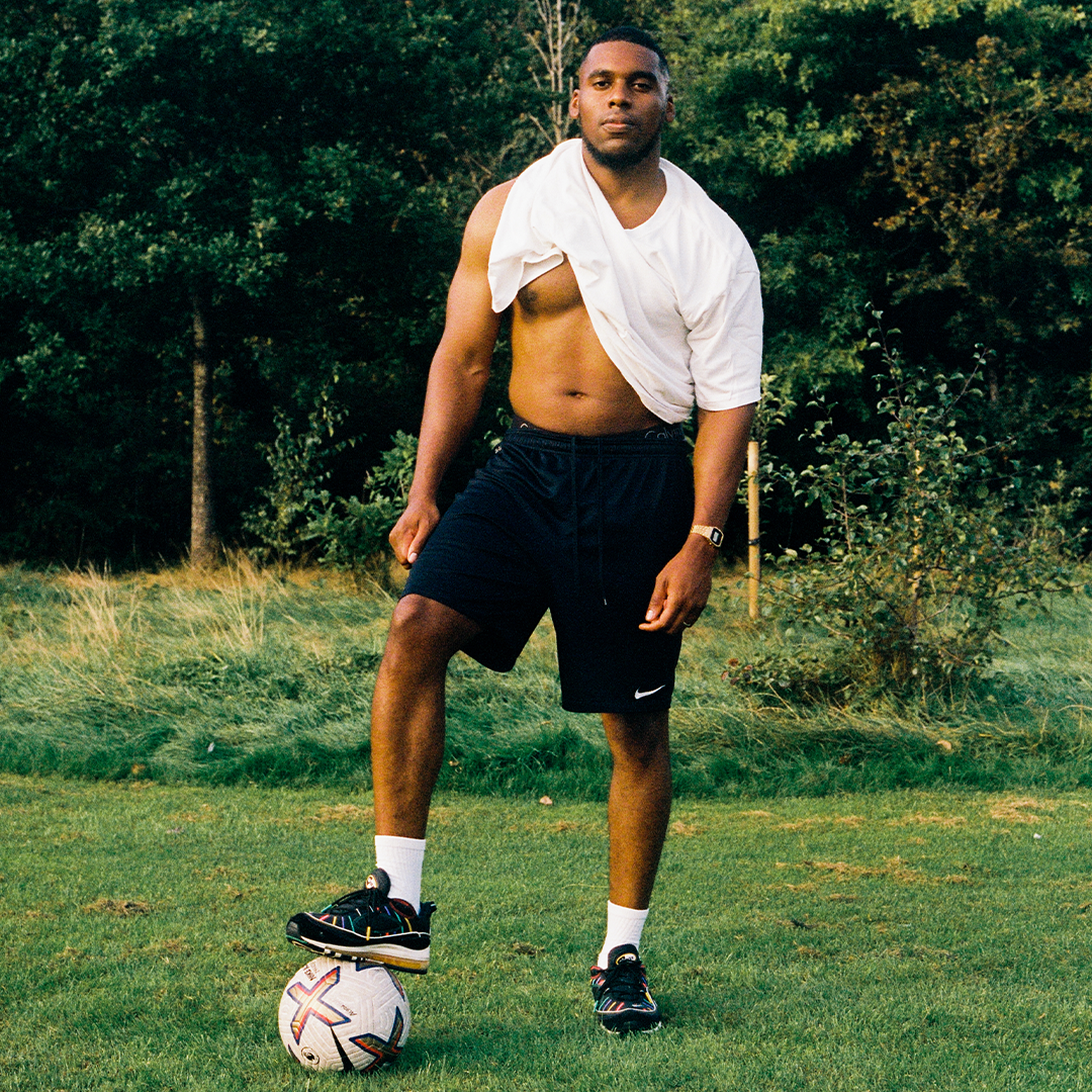 Press shot for The New Consistent's single Goal Hangers, featuring Jordvn Emanuel.